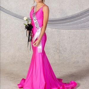 Bright Pink Jessica Angel Dress